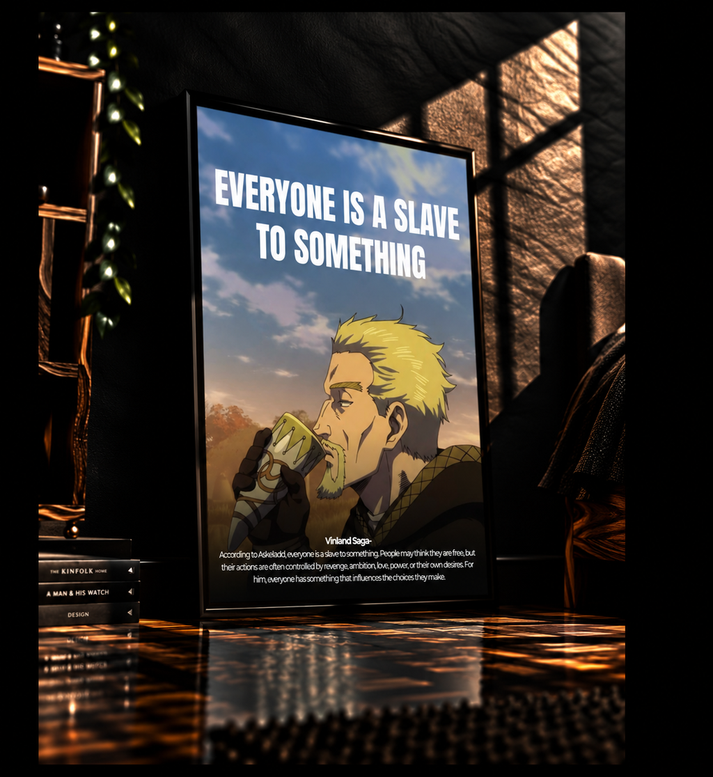 Everyone is a slave to something - Vinland Saga