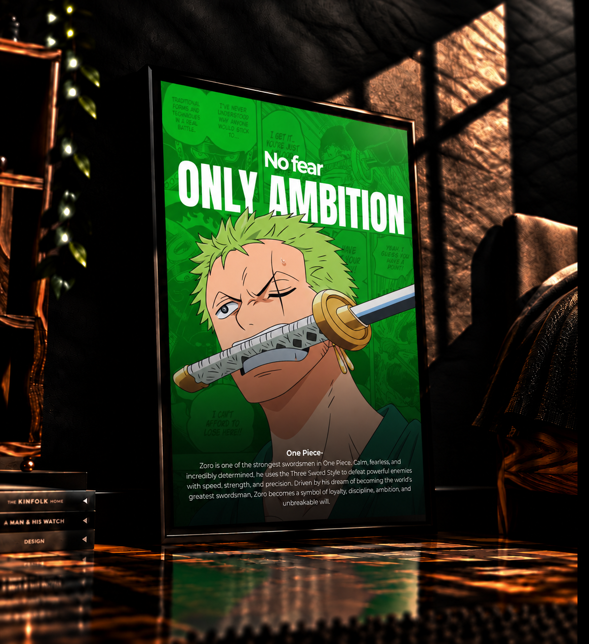 No fear only ambition - one piece